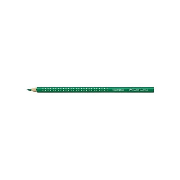 Crayon de couleur COLOUR GRIP mine 3 mm Vert émeraude FABER-CASTELL
