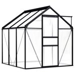 vidaXL Serre Anthracite Aluminium 3 61 m²