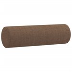 vidaXL Ensemble de canapés 2 Pièces avec coussins marron tissu