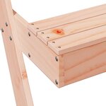 vidaXL Table de pique-nique et bac à sable enfants bois massif douglas