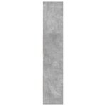 vidaXL Bibliothèque Gris béton 60x35x180 cm Bois d’ingénierie