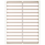 vidaXL Cadre de lit sans matelas blanc 150x200 cm bois massif
