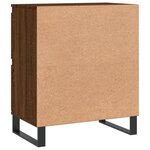 vidaXL Buffet Chêne marron 60x35x70 cm Bois d'ingénierie
