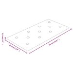 vidaXL Panneaux muraux 12 Pièces Marron 60x30 cm Similicuir 2 16 m²