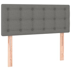 vidaXL Tête de lit Gris foncé 90x5x78/88 cm Tissu
