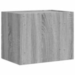 vidaXL Tables de chevet murales 2 Pièces sonoma gris 45x30x35 cm
