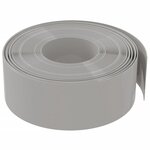 vidaXL Bordures de jardin 2 Pièces gris 10 m 20 cm polyéthylène