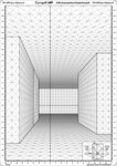 Grille de perspective Graph'it E Rue en Perspective frontale