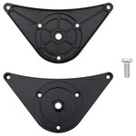 vidaXL 4 pieds de table réglables en hauteur Noir 1100 mm