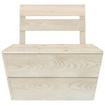 Salon de jardin meuble d'extérieur ensemble de mobilier palette 6 pièces bois d'épicéa imprégné 02_0018457