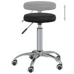 Chaise fauteuil siège pivotante de bureau informatique étude similicuir noir 02_0024158