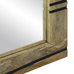 vidaXL Miroir de salle de bain 50x70x30 cm en bois massif de mangue