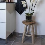 Tabouret en teck BADIA 45 cm