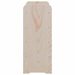 vidaXL Casier à vin et panneau supérieur 67 5x25x60 cm bois pin massif