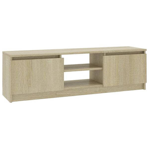 vidaXL Meuble TV Chêne sonoma 120x30x35 5 cm Bois d’ingénierie