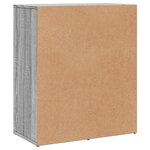 vidaXL Buffets 2 Pièces sonoma gris 60x31x70 cm bois d'ingénierie