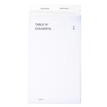 Bloc Maître D'hôtel 50 Feuillets Autocopiants Numérotés En Tripli - Format 8x15 Cm - X 50 - Exacompta