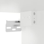 vidaXL Meubles TV muraux 2 Pièces Blanc 40x34 5x40 cm