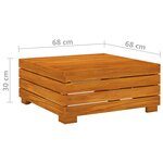 Salon de jardin meuble d'extérieur ensemble de mobilier 6 pièces avec coussins bois d'acacia solide 02_0016654