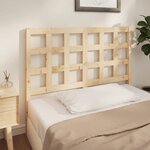 vidaXL Tête de lit 125 5x4x100 cm Bois massif de pin