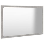 vidaXL Ensemble de meubles de salle de bain gris béton bois ingénierie