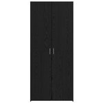 vidaXL Buffet haut Chêne noir 40x42.5x185 cm Bois