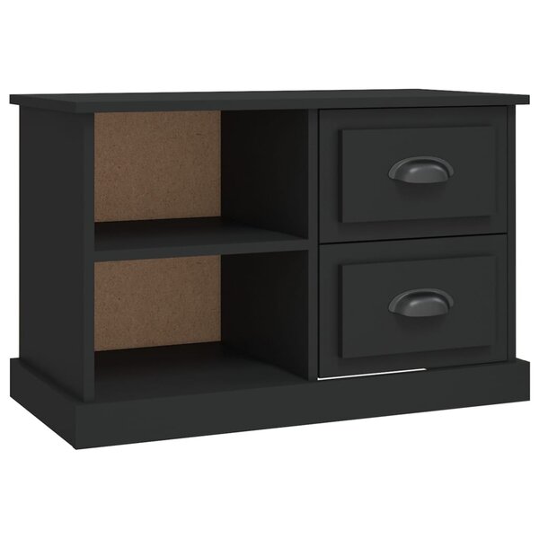 vidaXL Meuble TV noir 73x35 5x47 5 cm bois d'ingénierie