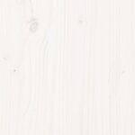 vidaXL Lit de jour sans matelas blanc 90x200 cm bois de pin massif