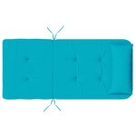 vidaXL Coussin Turquoise Turquoise Polyester 58 cm x 77 cm