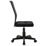 Chaise fauteuil siège de bureau informatique étude 44 x 52 x 100 cm tissu en maille noir 02_0024036