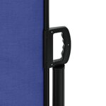 vidaXL Auvent latéral rétractable bleu 160x1000 cm