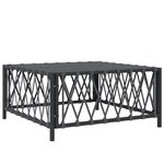 Salon de jardin meuble d'extérieur ensemble de mobilier avec coussins 3 pièces anthracite acier 02_0018290