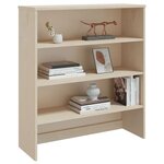 vidaXL Dessus de buffet HAMAR Marron miel 90x30x100 cm Bois de pin