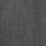 vidaXL Armoire à chaussures HAMAR Gris foncé 85x40x108 cm Pin massif