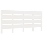 vidaXL Cadre de lit sans matelas blanc 140x190 cm bois de pin massif