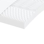 vidaXL Lit de jour avec lit gigogne et matelas rose 100x200 cm velours