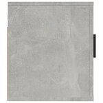 vidaXL Meuble TV mural Gris béton 40x34 5x40 cm