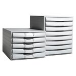 Module De Classement The Box Office - Gris Lumière - Exacompta