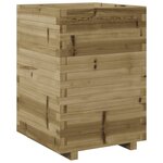 vidaXL Jardinière 50x50x72 5 cm bois de pin imprégné