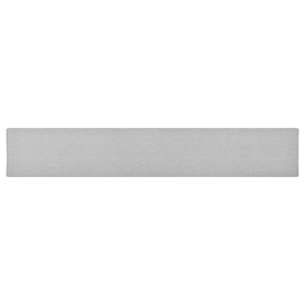 vidaXL Tapis de couloir Gris clair 50x300 cm