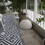 Esschert Design Tapis d'extérieur 120x186 cm Graphique OC12
