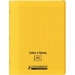 OXFORD C9 Cahier 24x32, 48 pages, 90g, Seyès (grands carreaux) couverture polypropylène avec rabat