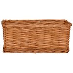 vidaXL Ensemble de paniers gigognes 4 Pièces Marron Saule