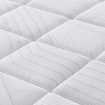 vidaXL Matelas à ressorts ensachés dureté moyenne 140x190 cm