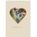 Carte Signature Pour Toi - 11 5 X 17cm - Draeger paris