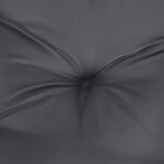 vidaXL Coussin de palette gris 50x50x12 cm tissu