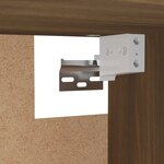 vidaXL Garde-robe Chêne marron 100x32 5x35 cm Bois d'ingénierie