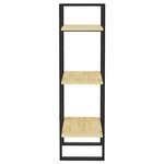 vidaXL Bibliothèque à 3 niveaux 40x30x105 cm Bois de pin massif
