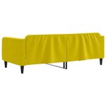 vidaXL Lit de repos jaune 100x200 cm velours