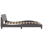 vidaXL Cadre de lit sans matelas gris 180x200 cm similicuir